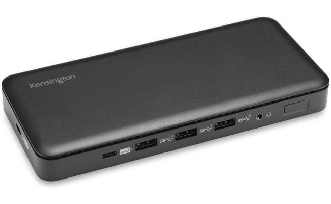 Kensington SD4839P 9-in-1 USB-C Driverless Docking Station, 85W PD, 10Gbps Data Transfer, 85W PD (PD 3.0), 2 DisplayPort++ 1.4, HDMI 2.0 Port, Black